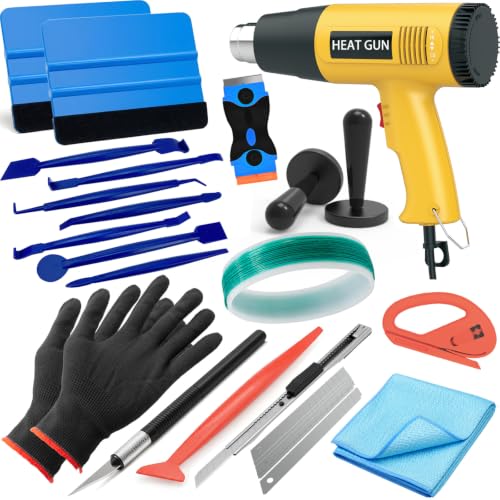 Vinyl Wrap Tool Kit with Heat Gun and Accessories