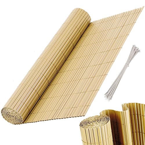 KESSER® PVC Sichtschutzmatte Sichtschutzzaun Balkonverkleidung Windschutz...