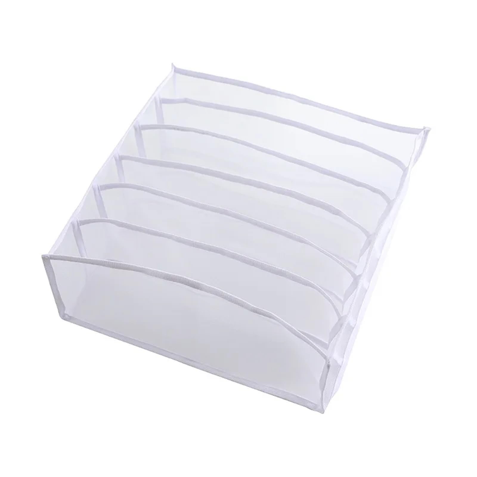Scatola Porta Calzini Organizzatore di biancheria intima for guardaroba, vestiti, armadietti, cassetti, reggiseni, calzini, scatola immagazzinaggio(White 11 grid,10PCS)