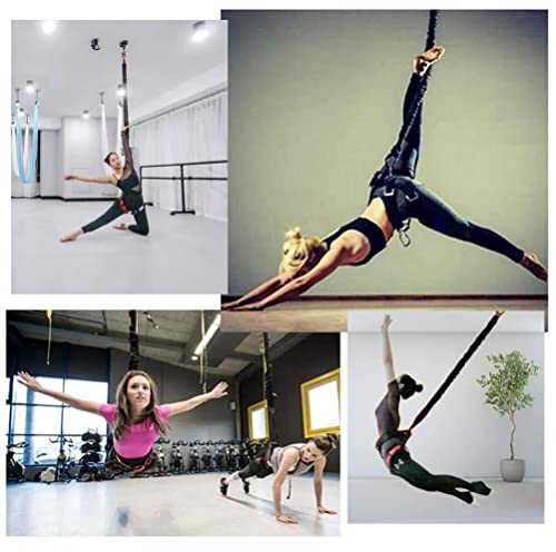 Bande elastiche di resistenza per allenamento in sospensione, attrezzatura da palestra per fitness, yoga aereo e pilates