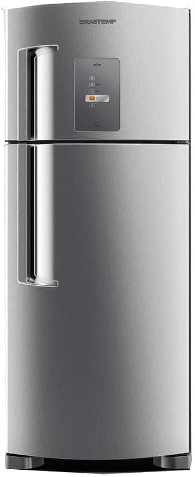 Geladeira Brastemp Frost Free Duplex 429 litros cor Inox com Twist Ice 110V