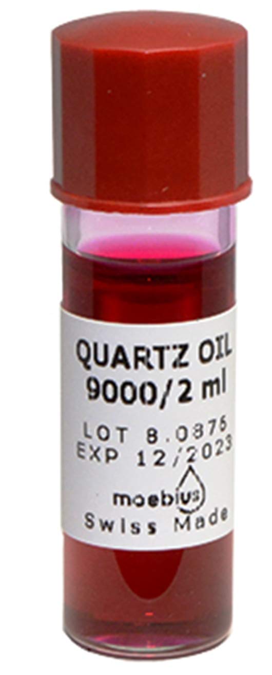 Olio Per Movimenti Al Quarzo Moebius 9000 – 2 Ml – Alta Qualità Svizzera – Sintetico E Compatibile Con Plastica – Viscosità 100 CSt – Bergeon 9000