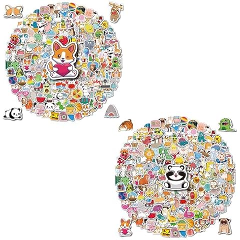200pcs + 300pcs Stickers for Kids, Water Bottle Stickers Cover