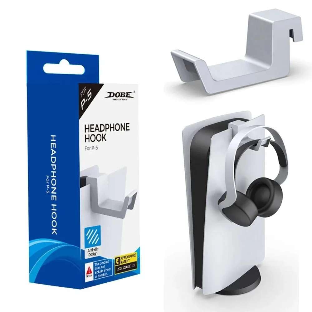 TrueCart PS5 Headset & Earphone Stand: Anti-Slip Gaming Headphone Hanger & Organizer for PS5 Accessories-image-35