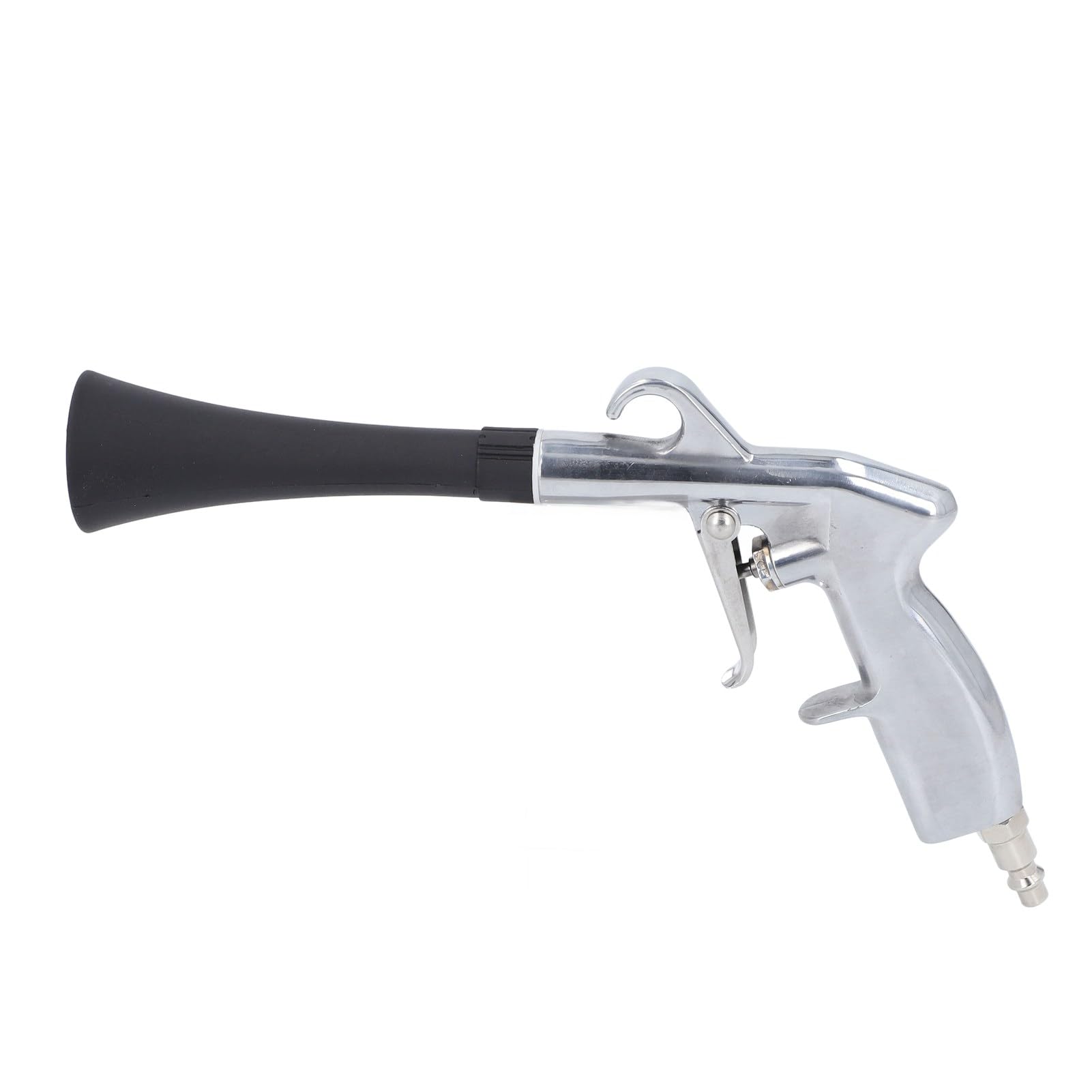 Air Blow Gun Aluminum Alloy Compressed Air Gun High Pressure Air Cleaning Tool with Adjustable Air Nozzle for Car Interior Exterior Cleaning