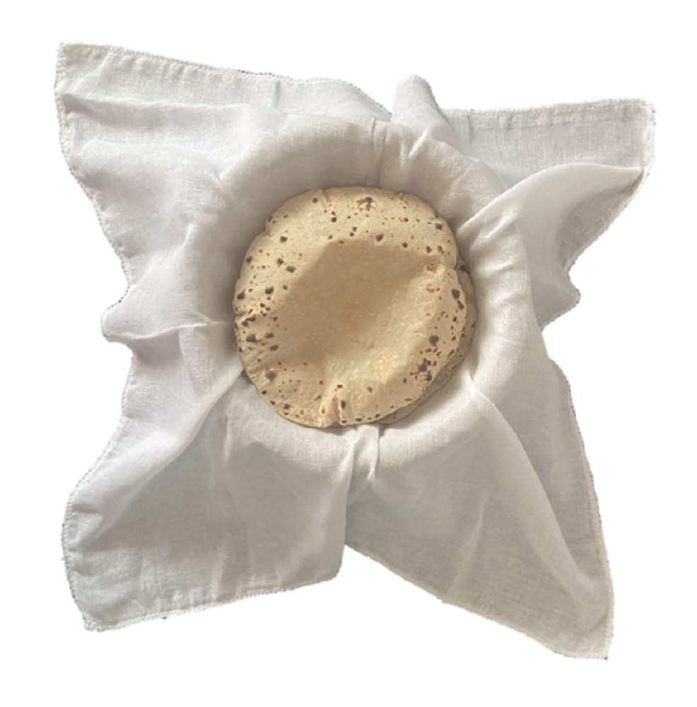 Buy Arka 100% Pure Cotton Double-Layered Soft Muslin Roti Cover for ...