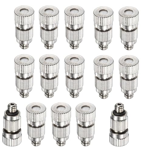 Lot de 50 têtes de brumisation laiton 2 sections irrigation extérieure 0.2mm