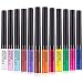 12 Colors Liquid Matte Eyeliner Colorful Waterproof High Pigmented Brighten Pigments Smudgeproof Long Lasting Liquid Eye Liner Pen Set Matte Eye Shadow for women girl (12 pcs)