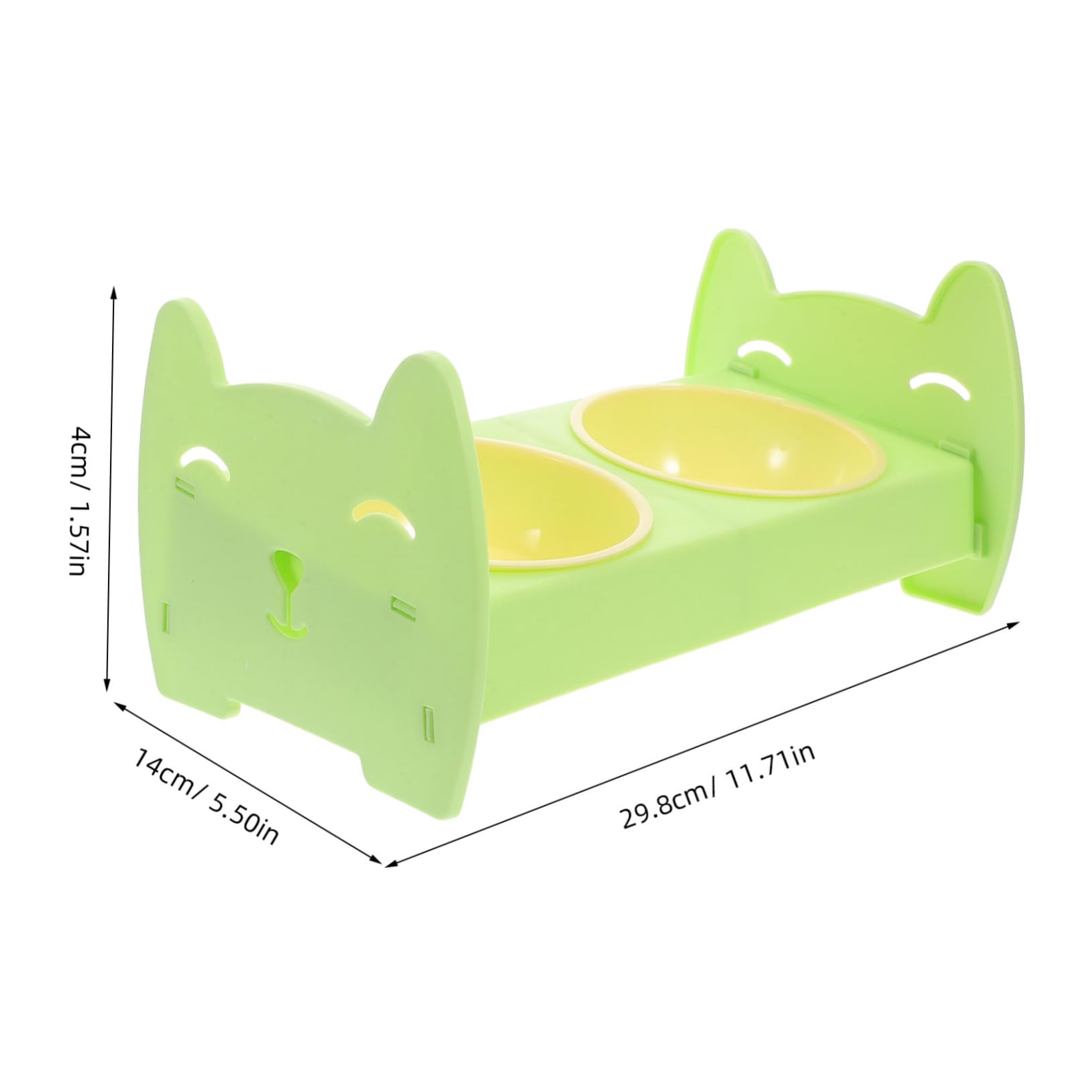 VICASKY Stainless Steel Cat and Dog Bowls Small Dog Water Bowl Slow Feeder Pet Feeding Rack