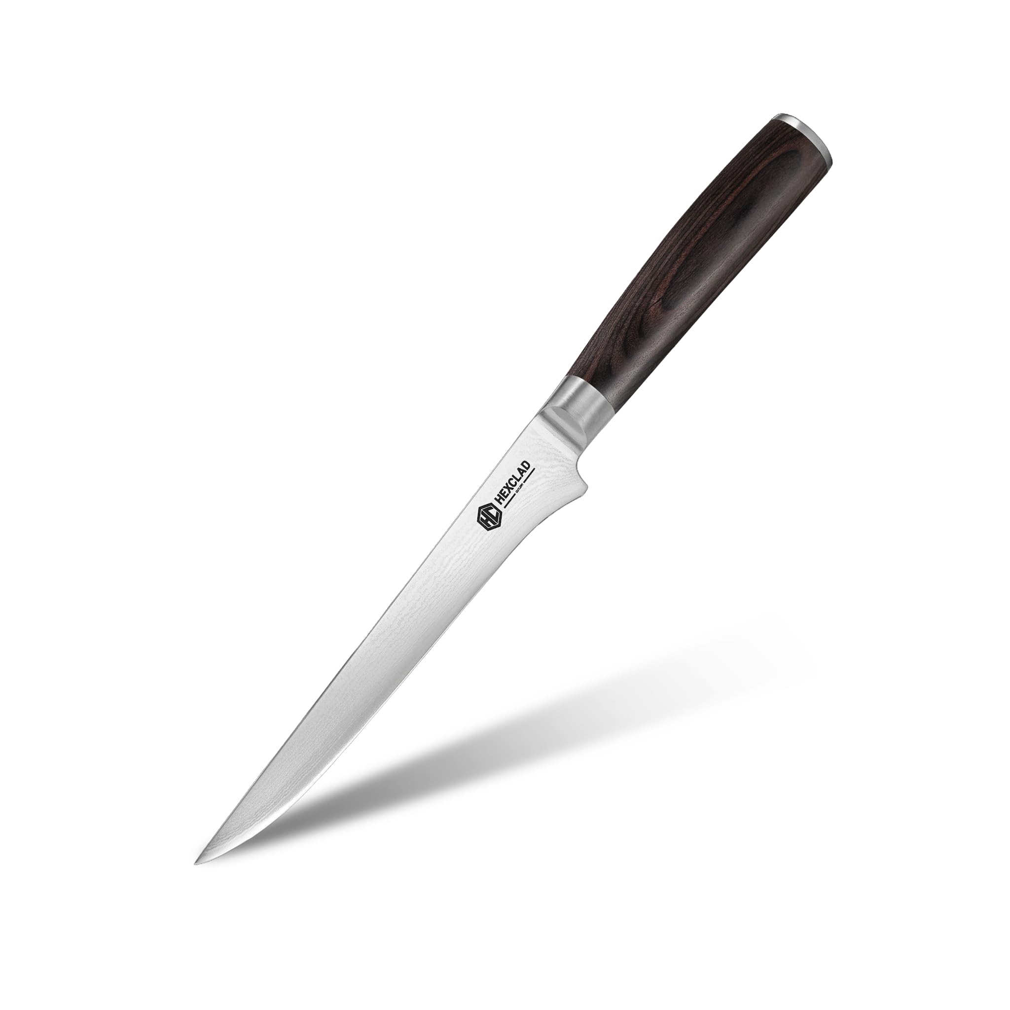 HexClad 8" Japanese Damascus Stainless Steel Chef Knife, Full Tang Handle — Amazon image 14
