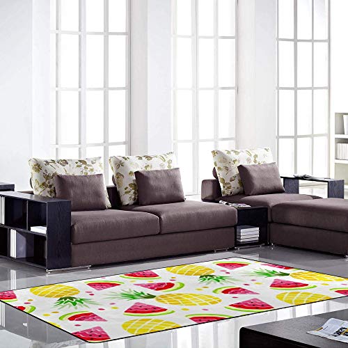 Tapis de grande taille en microfibre pour un salon cocooning et chaleureux