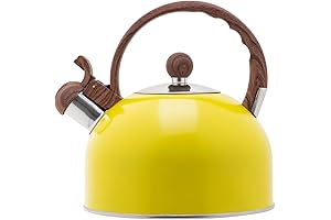 Yellow Stainless Steel Tea Kettle: A Delightful Harmony of Form and Function