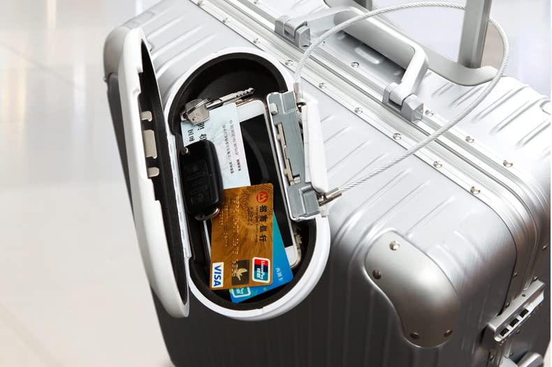 Cassetta di sicurezza portatile Beach Travel Gym Lock Password Mini cassaforte di sicurezza Strongbox fune fissa gioielli cassa cassa telefono bagagli (nero)