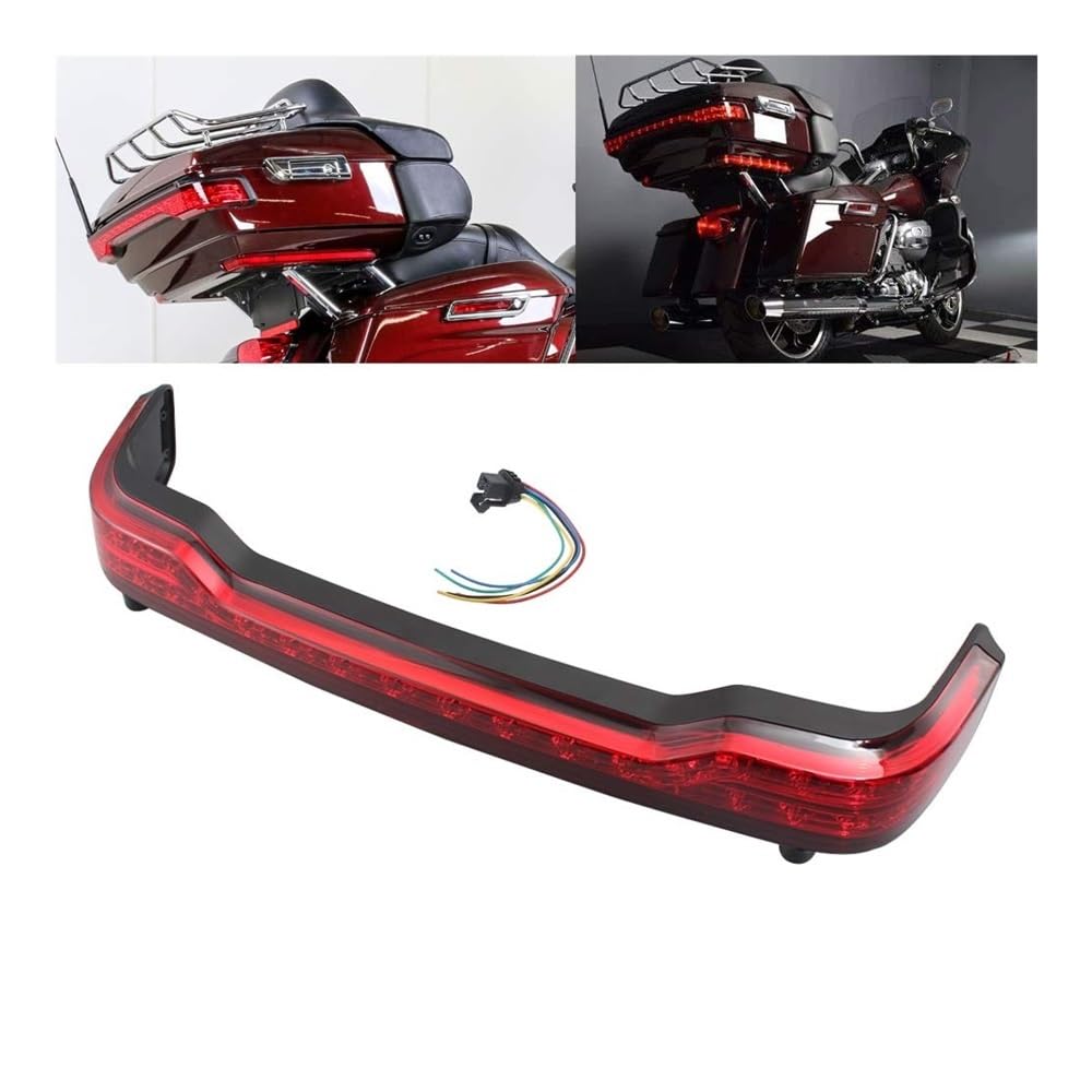 Luce Stop Fanale Posteriore Per FLHTCU FLHTCUL FLHTK FLHTKL 14-up Per indicatori di direzione a LED luce freno accessori per moto pacco bagagliaio posteriore