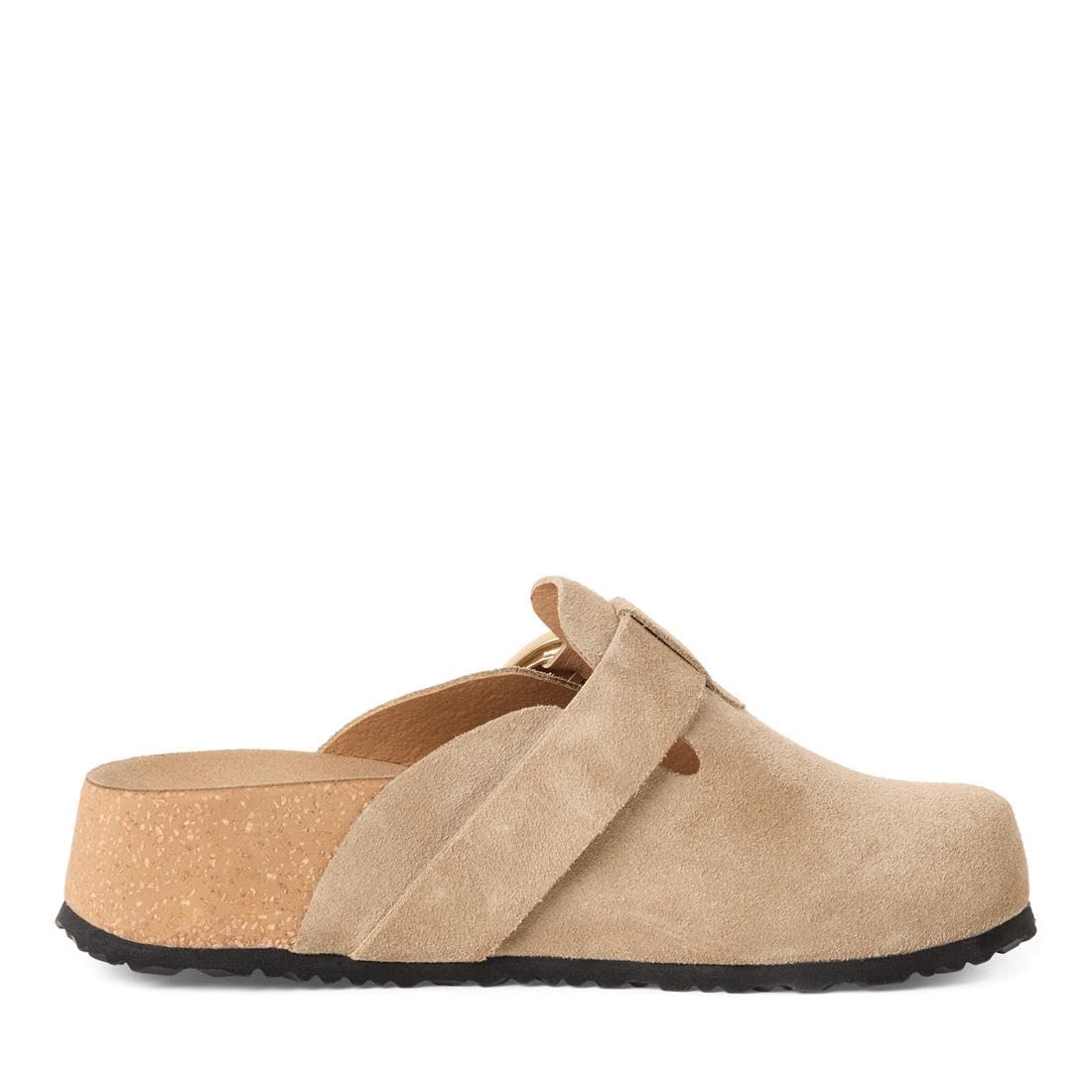 Tamaris Mule Femme à Semelle de Confort à Talon compensé Cuir