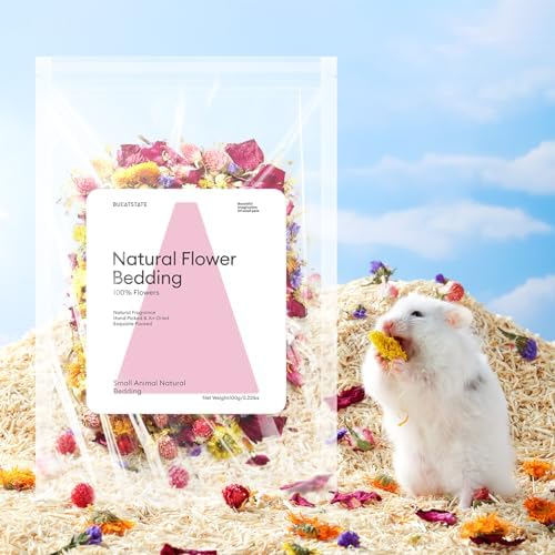 BUCATSTATE Flowers Scent Natural & Soft Hamster Bedding