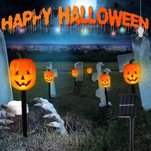 Éclairage décoratif effrayant Halloween avec cette lanterne solaire - 3