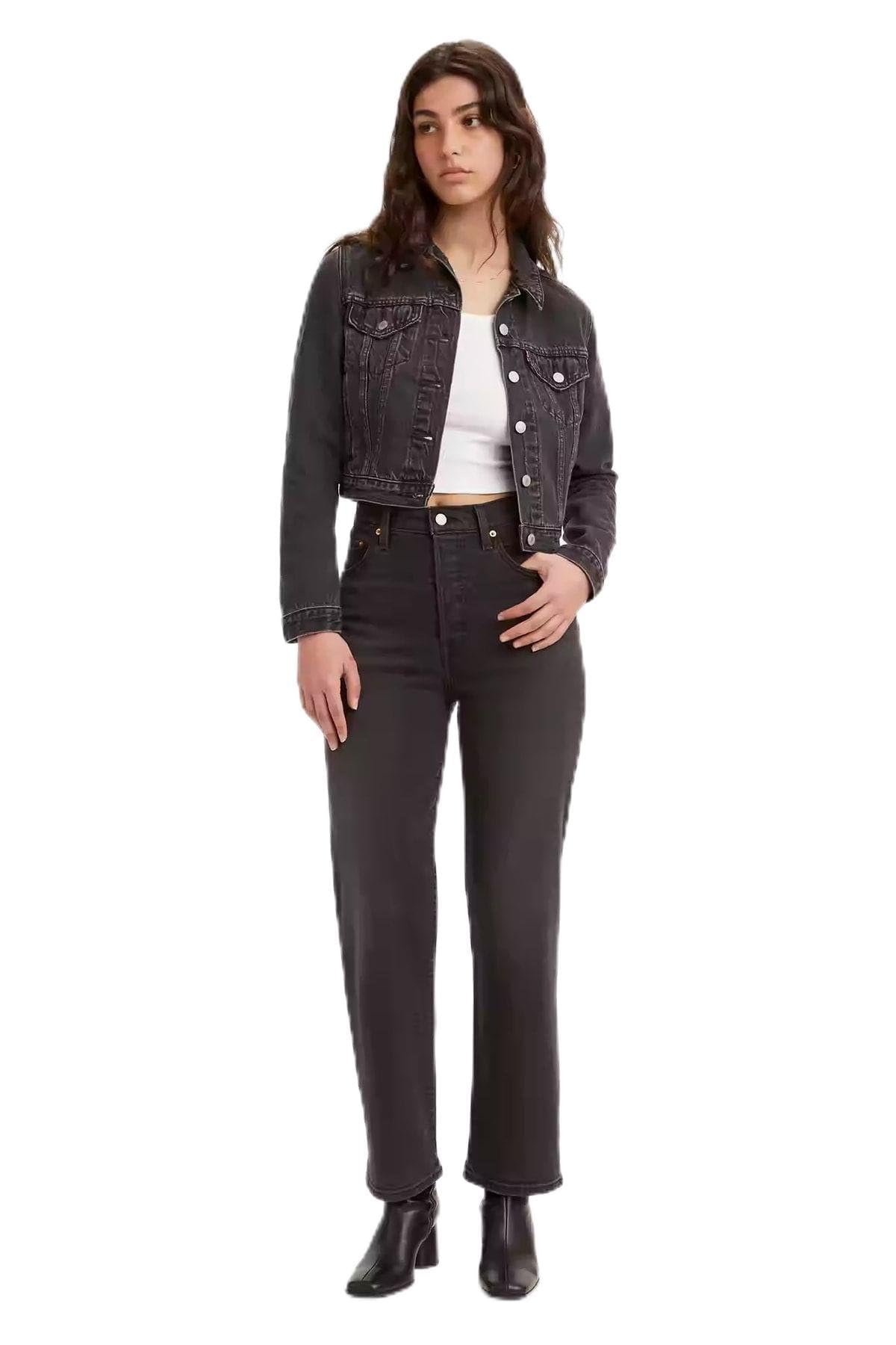Levi's Ribcage Straight Jeans Damen