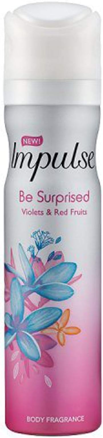 Impulse Deodorant 75ml BE SURPRISED 6 PACK