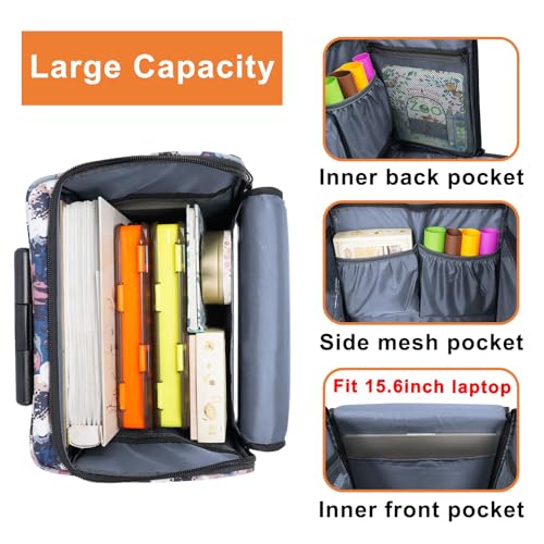 YOREPEK Large Rolling Craft Bag
