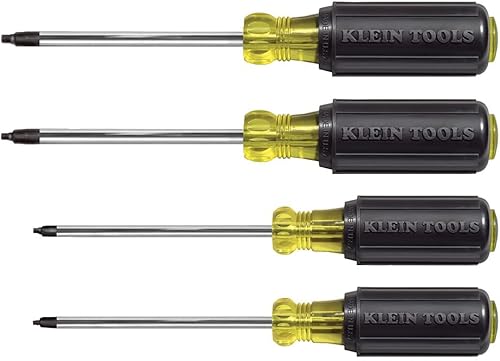 Klein Tools 85484 juego de desarmador con mango acolchado en miniatura, 4 unidades