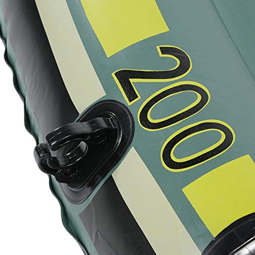 2 persoons opblaasbare boot, opblaasbare kajak PVC roeien gemakkelijk op te vouwen zware lucht met onafhankelijke luchtkamer voor driften voor casual surfen - Image 8