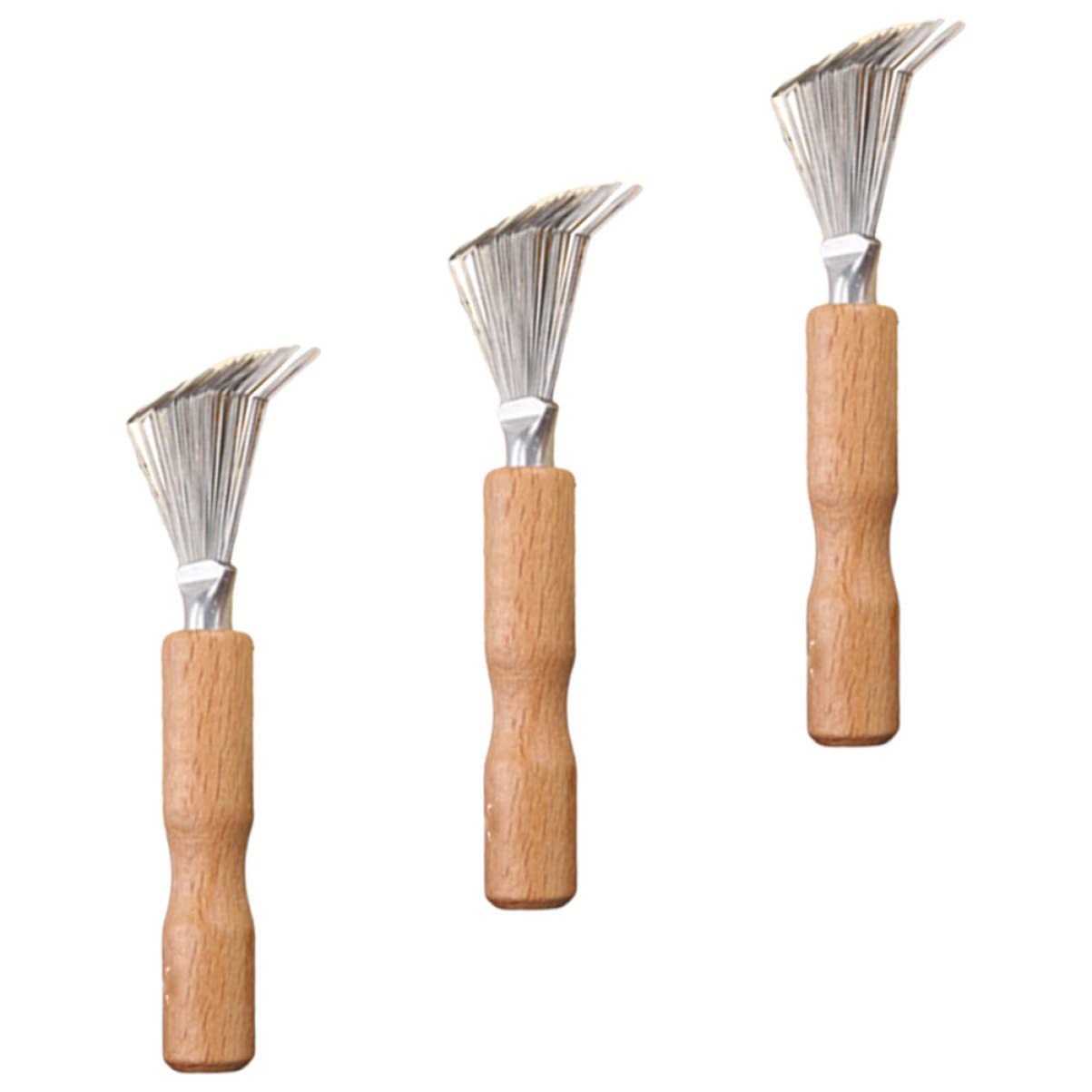 Baluue 3pcs Comb Cleaners Brush Cleaners Hair Brush Remover Portable Hair for Shampoo Scrubber Scalp