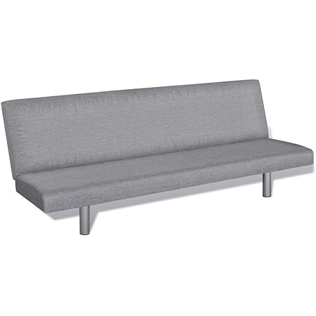 vidaxl sofa cama salon oficina gris claro asiento sillon mueble lounge banco
