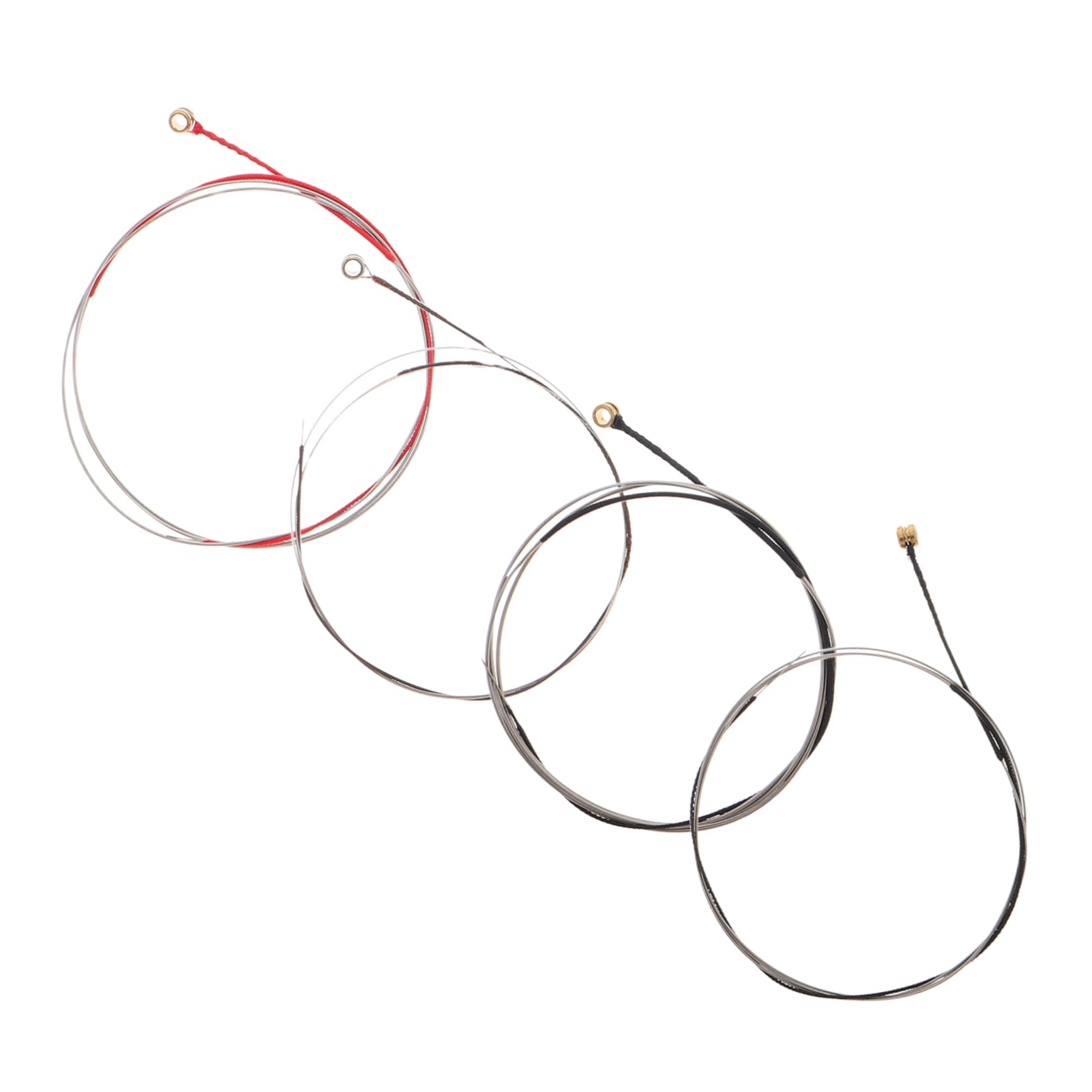 Totority 1/4 Size Violin Strings 4pcs Universal Set Diy Violin Repair Kit High Durability Easy Installation Accessories