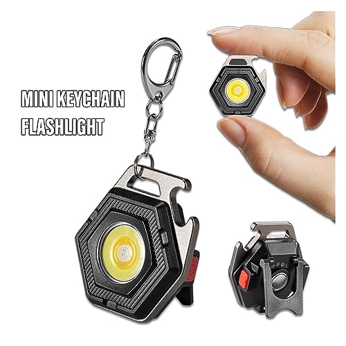 Mini lampe de poche LED COB rechargeable USB avec aimant puissant IP64