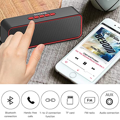 Reviews for Sonkir Portable Bluetooth Speaker, TWS Bluetooth 5.0