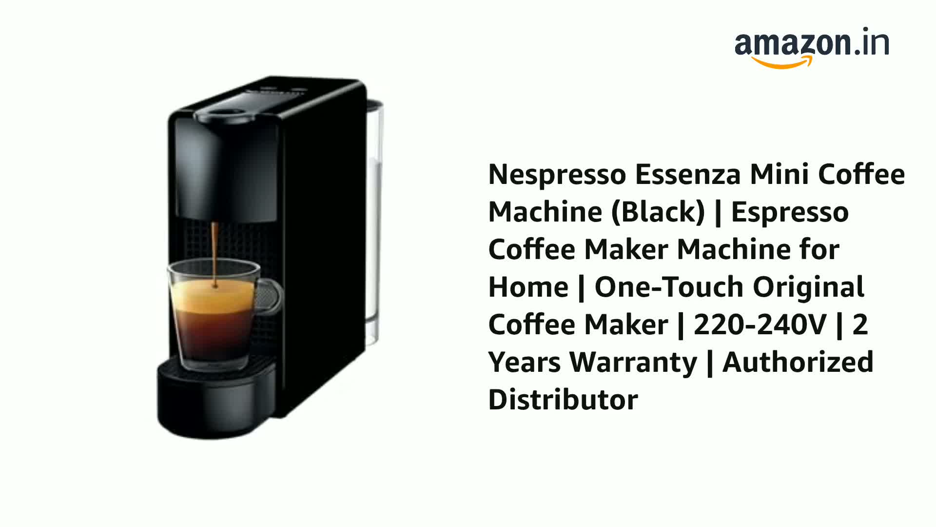 Nespresso Essenza Mini Coffee Machine