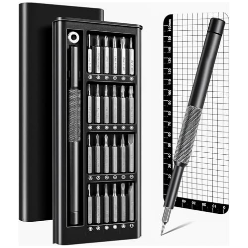 kinoco 27 en 1 Kit De Tournevis de PréCision,Set Outils avec Torx T2 T3 T4 T5 T6 T8 T9 T10,Hex...