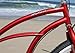 Firmstrong Urban Lady Three Speed Beach Cruiser Bicycle, 26-Inch,Red w/Black Seat,15236