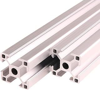 3030 2Pcs 800mm/31.5 inch European Standard Anodized Linear Rail Aluminum Profile Extrusion Standard 8mm T Slot Printer Parts for DIY 3D Printer Workbench