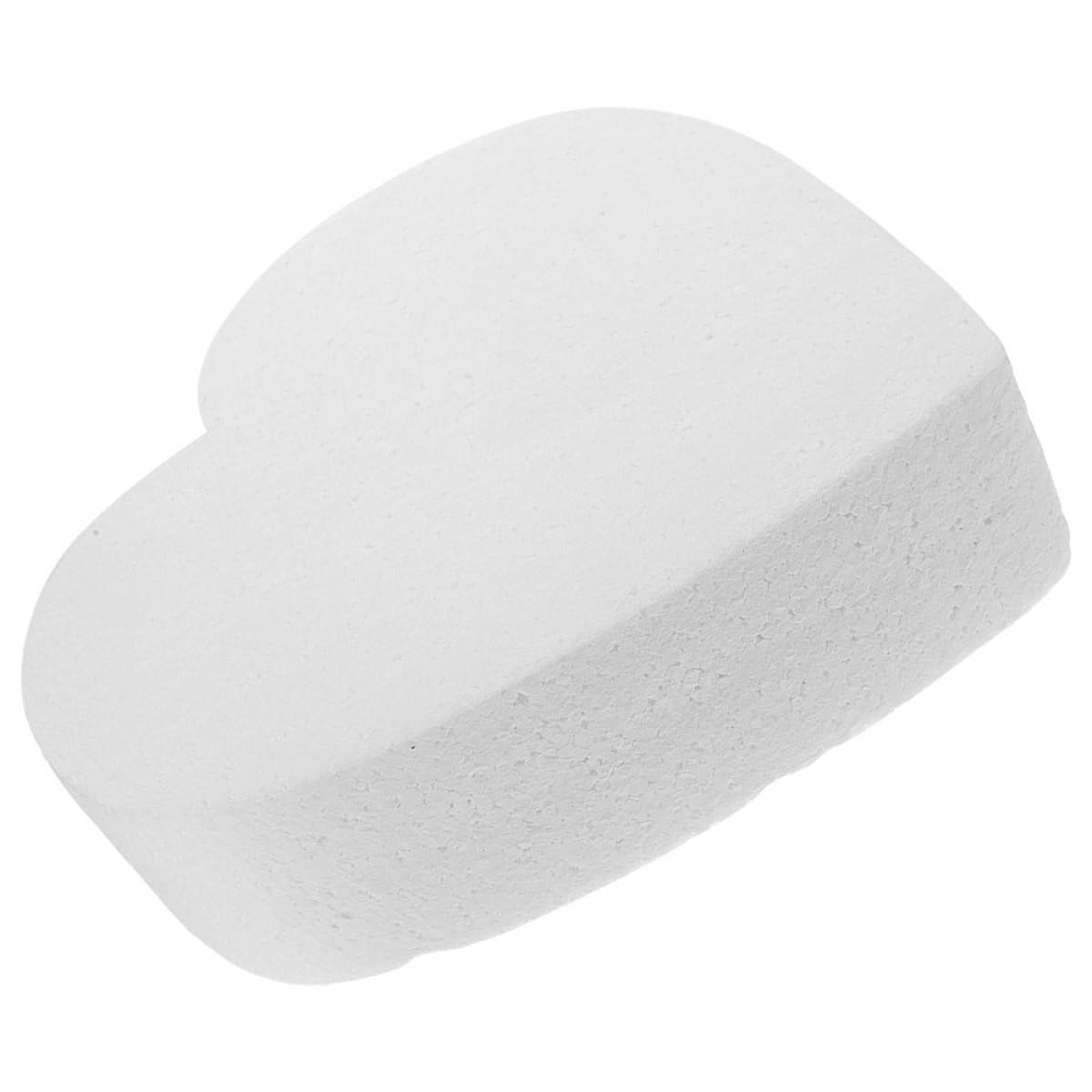 YARNOW Modèle de Gâteau en Mousse Blanc de Cœur, Léger et Créatif, Accessoire pour Décorations de Pâtisserie et Fêtes d'anniversaire