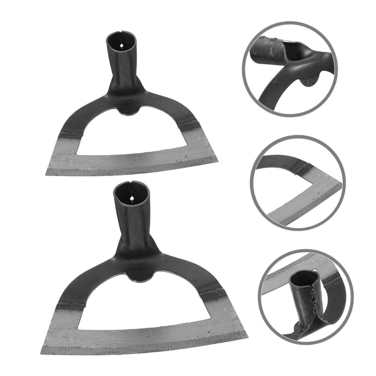 Toyvian 2 Częściowy Hollow Hoe Stali Nierdzewnej Do Ogrodu i Rolnictwa i Wytrzymały Narzędzie Do Usuwania Chwastów Rozluźniania Gleby i Pielęgnacji Roślin Przydomowych