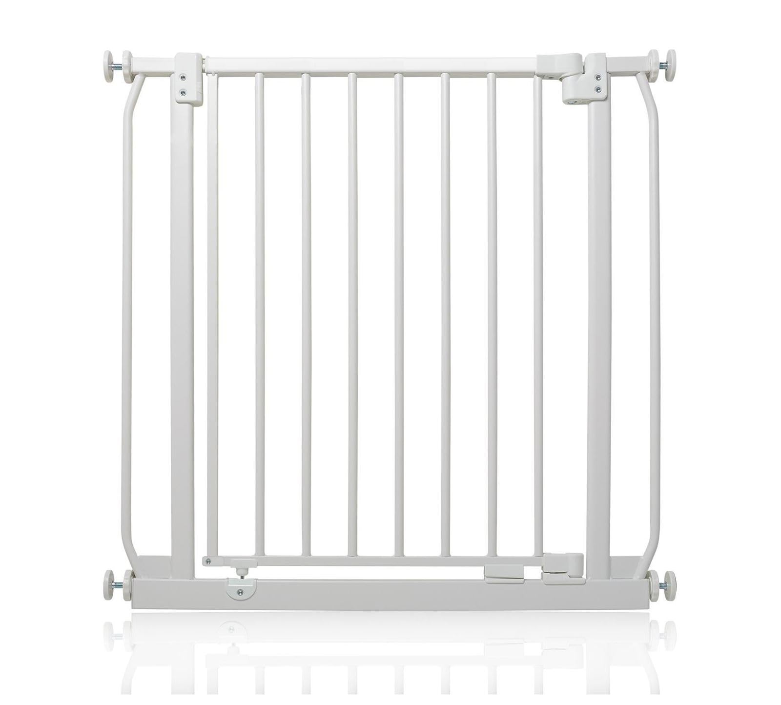Safetots Elite Pressure Narrow Safety Gate, 65.5cm - 74.5cm, Matt White