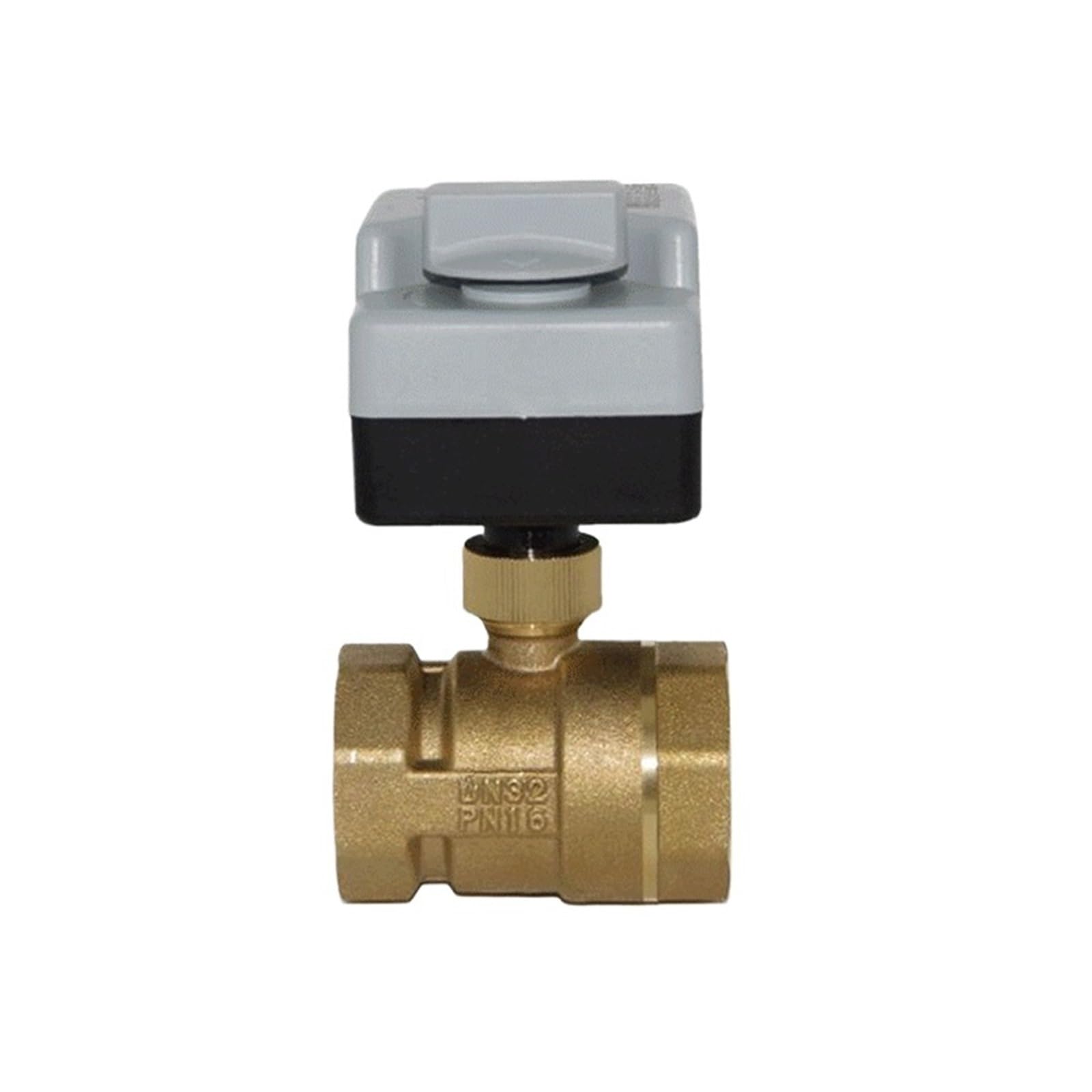 Aynrjkkx 220Vac-2 Way Dn32 Ac220v 2-Way Motorized Ball Three-Wire Two Control For Air Conditioning With Manual Switch
