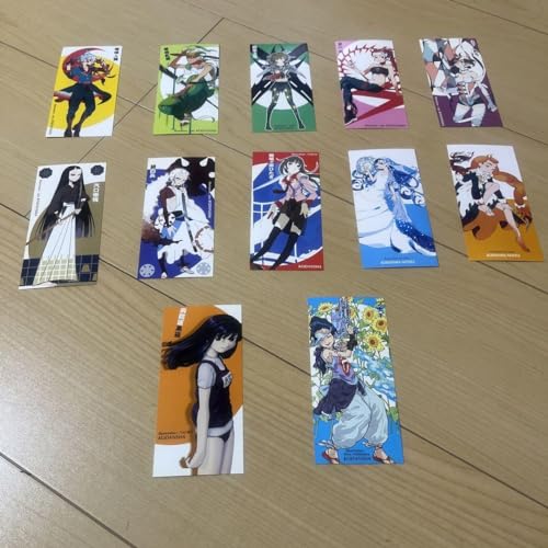 Amazon | 西尾維新 しおり 12枚セット | しおり | 文房具・オフィス用品