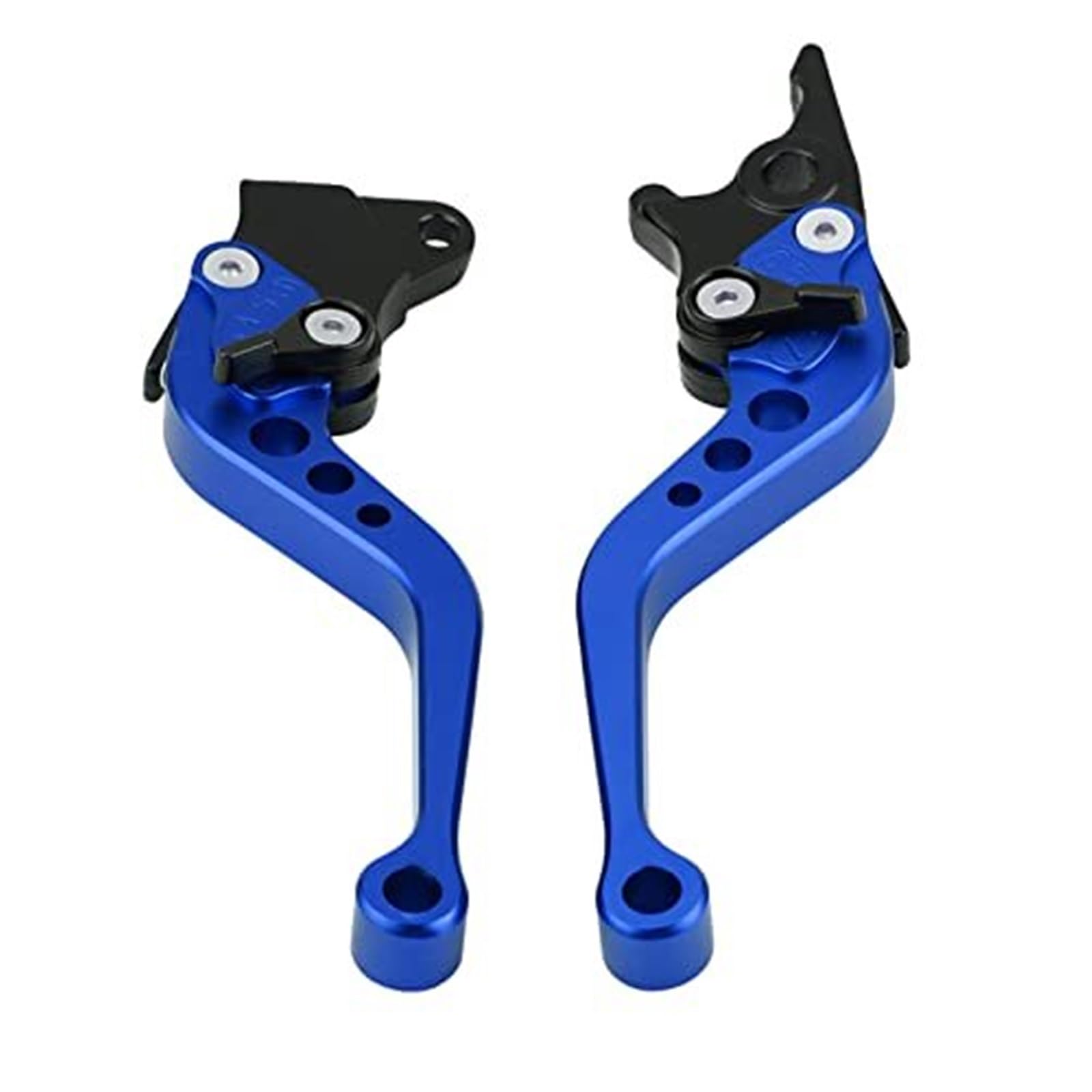 FLBZBLKASL Motorcycle Short Brake Clutch Levers Motorcycle Brake Lever, 1 Pair of CNC Aluminum Clutch Drum Handle