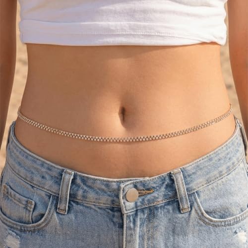 Image of Vama Fashions kamarbandh western hip waist Belly chain ottiyanam aranjanam for lehanga kamarpatta for women