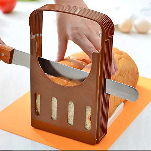image for XIYUAN Bread Slicer| ABS Compact Foldable Bread Sandwich Toast Bread S