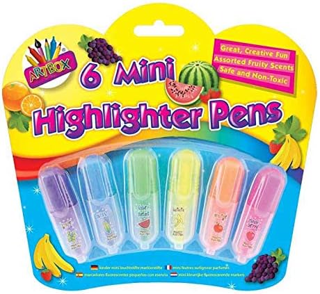 Artbox 6 scented mini highlighter pens