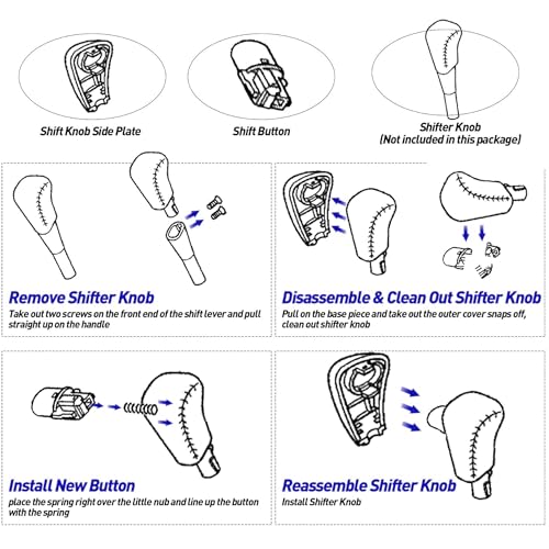 Camotokiit Transmission Shift Lever Push Knob 54132-Shj-A01 Compatible With Honda Odyssey Ex thumb #4