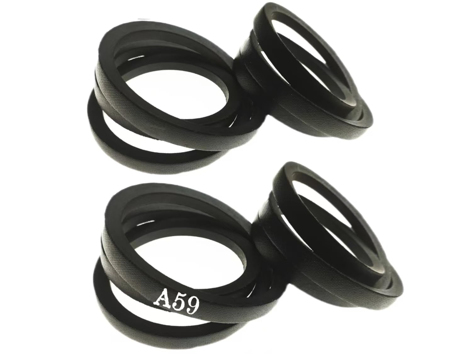 A59/ 4L610, A59 Belt, 4L610 Belt, A59 V-Belt, A59 or 4L610 Belts, A59 or 4L610 V-Belt, 1/2 x 61in 4Pcs