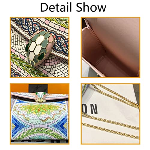 Image of Cell phone female crossbody bag ancient Roman style bag multicolor purse women's most suitable smartphone gift for girls