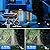 Toodour Solar Spot Light Outdoor, 4 Pack Solar Lights Outdoor with 2 Modes, Waterproof Solar Powered Flood Lights Landscape Lighting for Yard Garden Home Pathway Walkway Outdoor Decor - Cool White