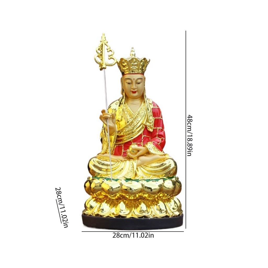 Posąg Buddy Wewnątrz Domowy Kult Żywiczny Bodhisattwa Statua Buddy Ornament, Salon Studium Zen Medytacja Dekoracyjne Ornamenty Medytująca Posąg Buddy Rzeźba