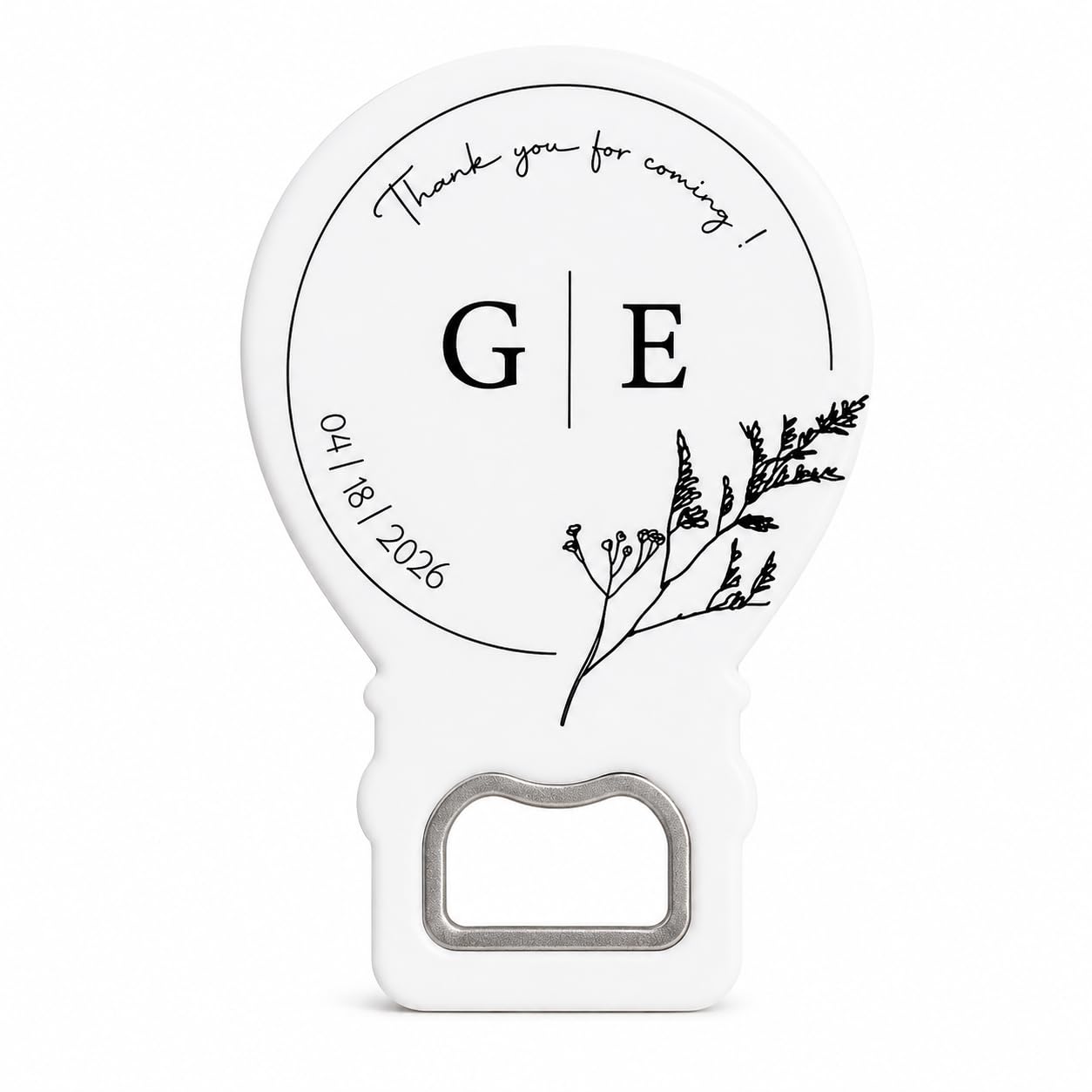 30er Set personalisierte Flaschenöffner zur Hochzeit, Hochzeitsgeschenke für Gäste, Individualisierbares Hochzeitsgeschenk, Einzigartiges Design zur Hochzeit, Wedding Magnet Favors